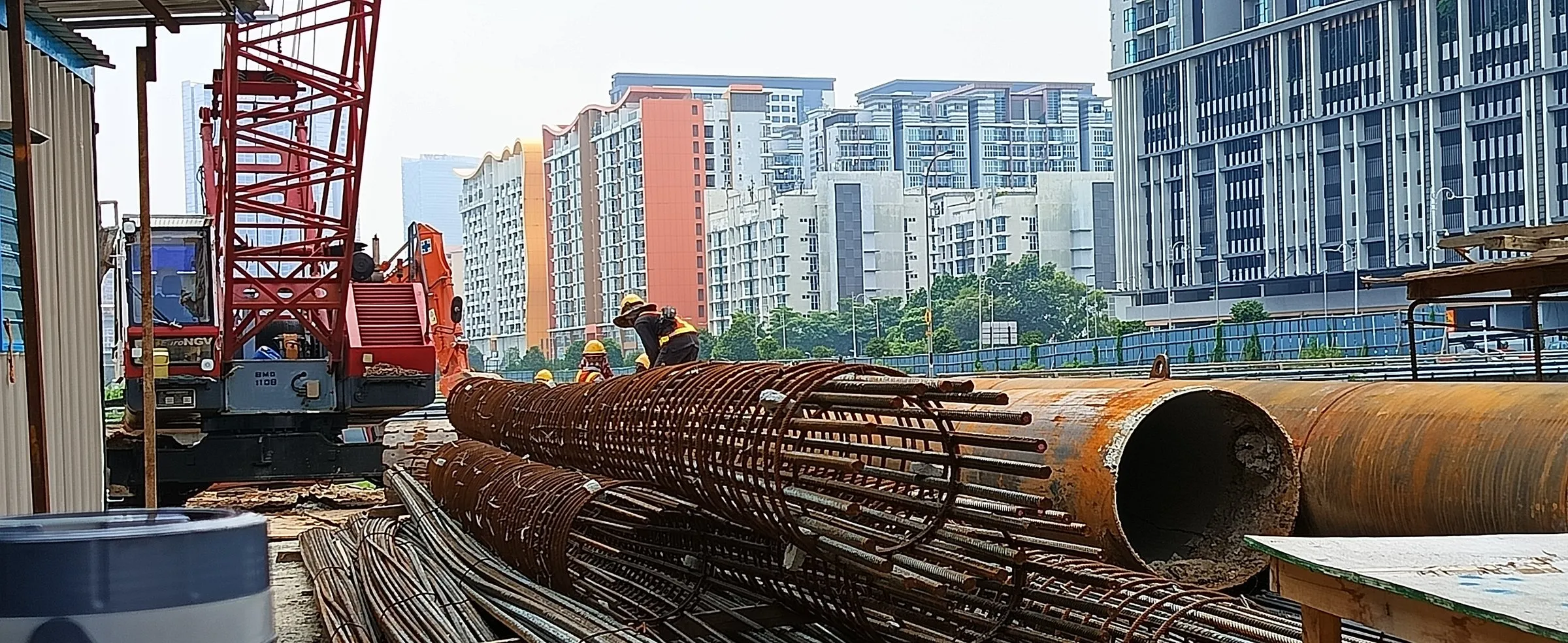 Bridge Widening By River Bank