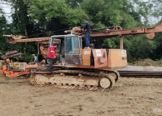 Micropile, Sg. Kenderong Bridge Upgrading