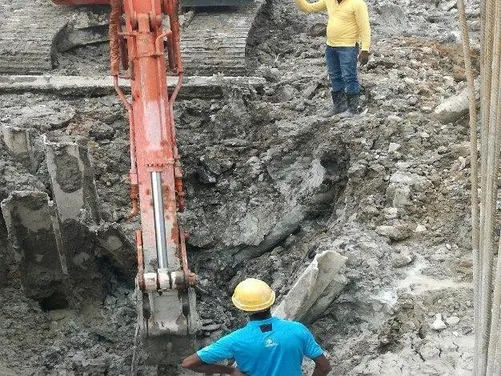 E-Nesta Residence, Foundation Works