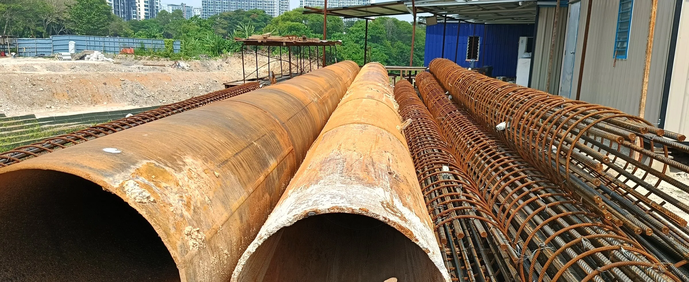 Bridge Widening By River Bank